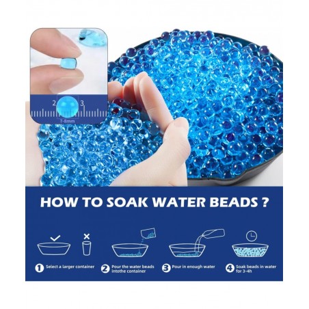 New Automatic Electric Gel Ball Blaster with 30000 Water Gel Ball & Goggles Rechargeable Gel Ball Blaster for Outdoor Activit...