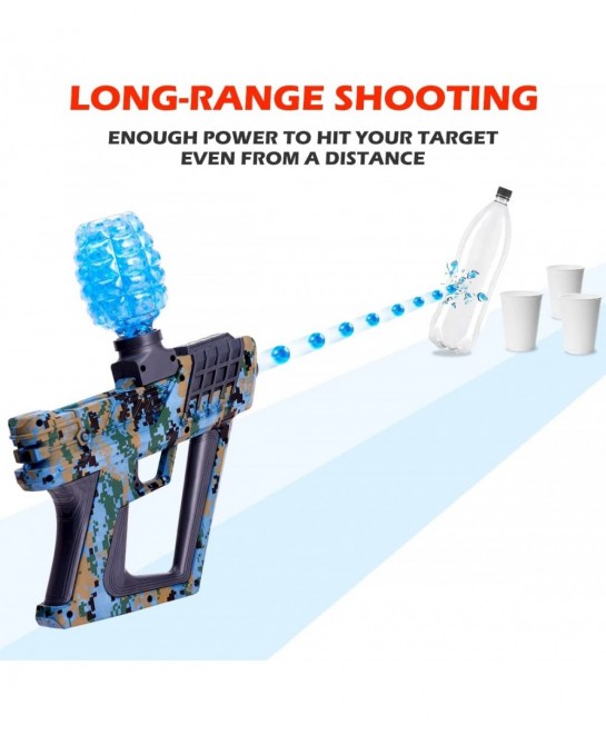 New Automatic Electric Gel Ball Blaster with 30000 Water Gel Ball & Goggles Rechargeable Gel Ball Blaster for Outdoor Activit...