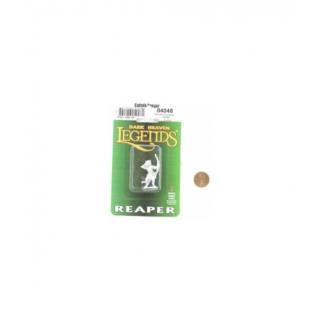 Catfolk Ranger Miniature 25mm Heroic Scale Figure Reaper Miniatures $23.38 Miniature Novelty Toys