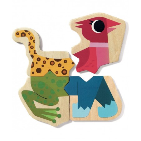 Mixanimo Mix & Match Wooden Animal Magnets $40.82 Early Development & Activity Toys