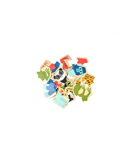 Mixanimo Mix & Match Wooden Animal Magnets $40.82 Early Development & Activity Toys