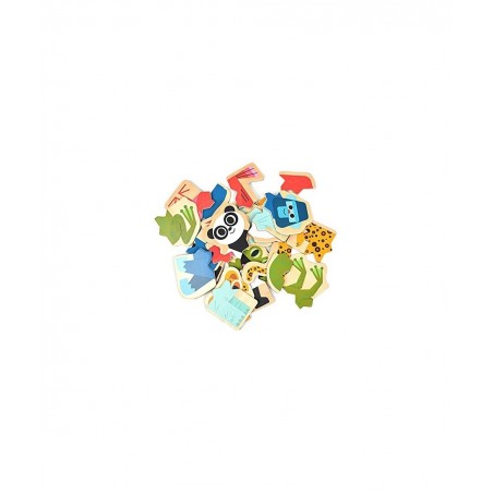 Mixanimo Mix & Match Wooden Animal Magnets $40.82 Early Development & Activity Toys