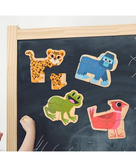 Mixanimo Mix & Match Wooden Animal Magnets $40.82 Early Development & Activity Toys