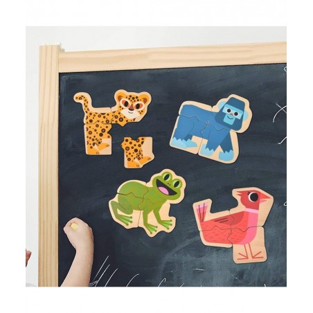 Mixanimo Mix & Match Wooden Animal Magnets $40.82 Early Development & Activity Toys
