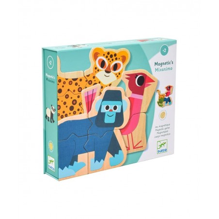 Mixanimo Mix & Match Wooden Animal Magnets $40.82 Early Development & Activity Toys