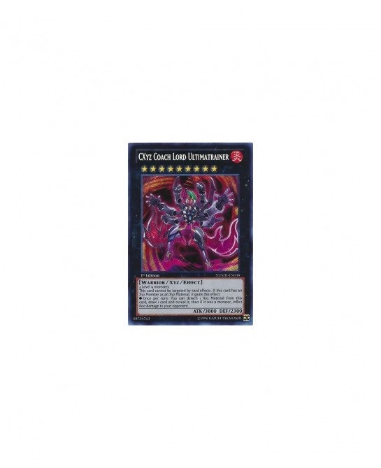 CXyz Coach Lord Ultimatrainer (NUMH-EN038) - Number Hunters - 1st Edition - Secret Rare $9.95 Card Games