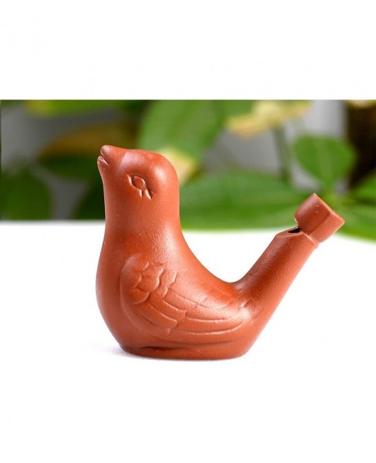 2Pcs Bird Water Whistles Funny Ceramic Water Whistles Warbler Bird Whistles Noise Makers Purple Clay Pottery Waterfowl Whistl...