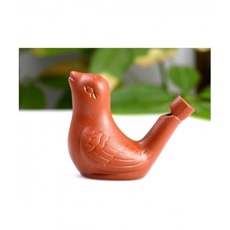 2Pcs Bird Water Whistles Funny Ceramic Water Whistles Warbler Bird Whistles Noise Makers Purple Clay Pottery Waterfowl Whistl...