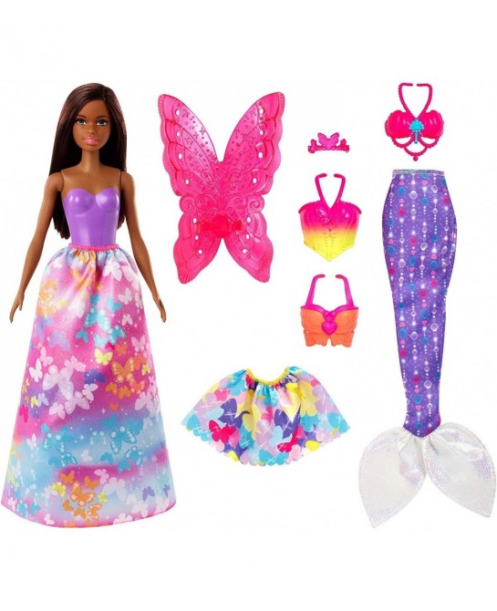 Dreamtopia Dress Up Doll Gift Set approx. 12-inch Brunette with 3 Fashions $49.62 Dolls