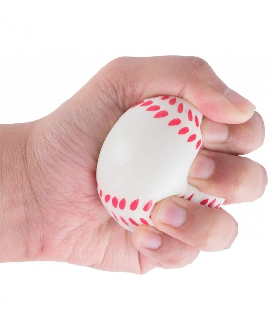 Mini Foam Sports Balls 24 Pack Balls for Kids Adults Mini Baseball Football Basketball Soccer Stress Ball Bulk Toy Little Big...
