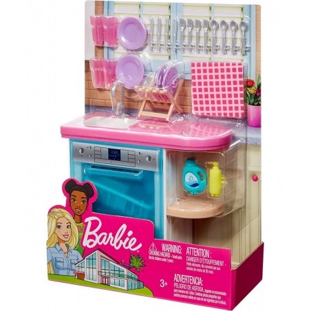 Indoor Furniture Playset Kitchen Dishwasher with Working Door and Pull-Out Tray Plus Dishes and Washing Accessories $26.69 Do...