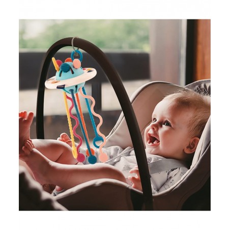 Montessori Toys for 18M+ Food Grade Silicone Pull String Activity Toy Sensory Toys for Toddlers Travel Toys for Babies Baby T...