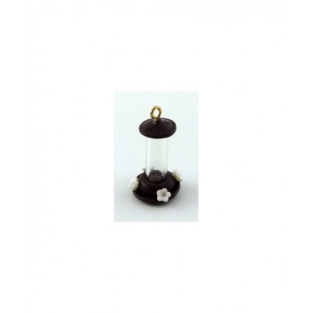 Humming Bird Feeder Miniature 1:12 Scale Pet Garden Accessory Brown $18.13 Dollhouse Accessories