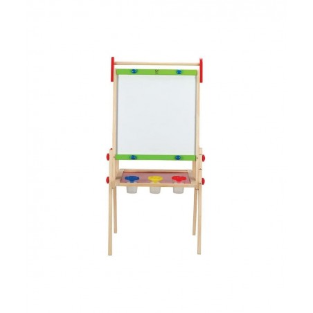 Award Winning All-in-One Wooden Kid's Art Easel with Paper Roll and Accessories Cream L: 18.9 W: 15.9 H: 41.8 inch $120.24 Ki...