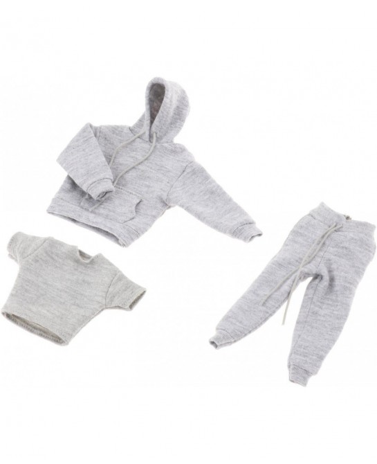 1:12 Scale Solider Clothes Action Figure Accessory for 6inch Action Figure Gifts for Kids Gray $36.43 Action Figures