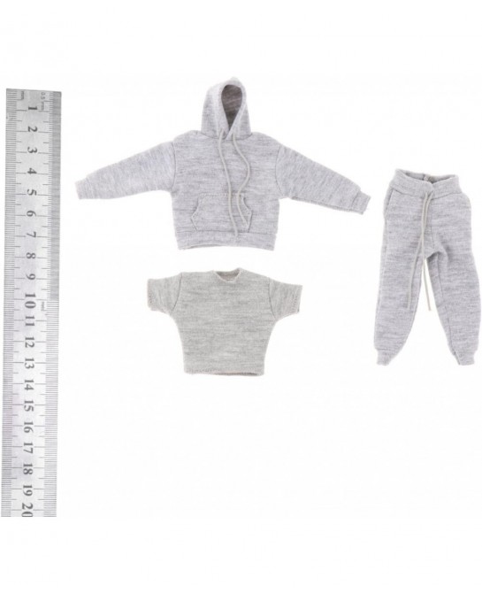 1:12 Scale Solider Clothes Action Figure Accessory for 6inch Action Figure Gifts for Kids Gray $36.43 Action Figures