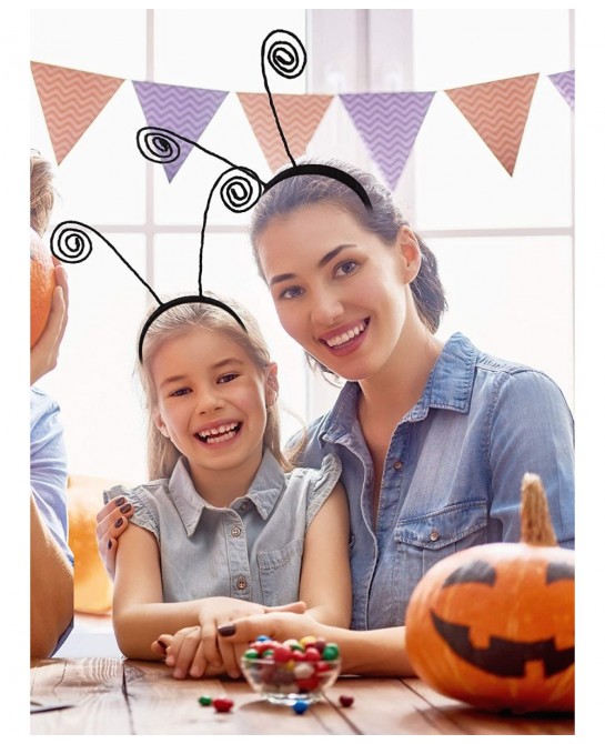 4 Pieces Black Antenna Headband Bug Antenna Headband Butterfly Headband for Masquerade Party $21.64 Kids' Dress-Up Accessories