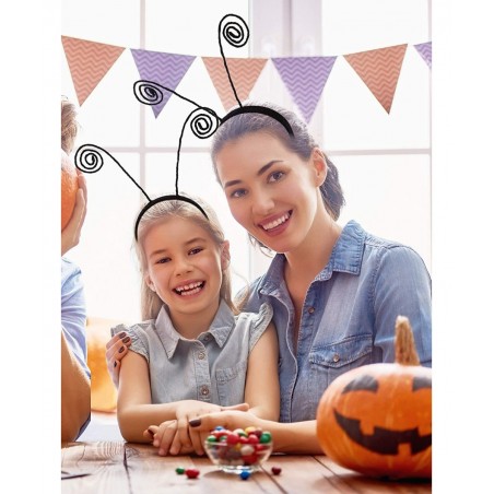 4 Pieces Black Antenna Headband Bug Antenna Headband Butterfly Headband for Masquerade Party $21.64 Kids' Dress-Up Accessories