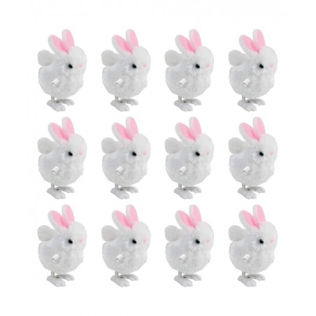Easter Wind Up Toys 12PCS Wind-up Bunnies Jumping Bunny Toys for Boys and Girls Wind Up Easter Basket Stuffers $26.15 Spring ...