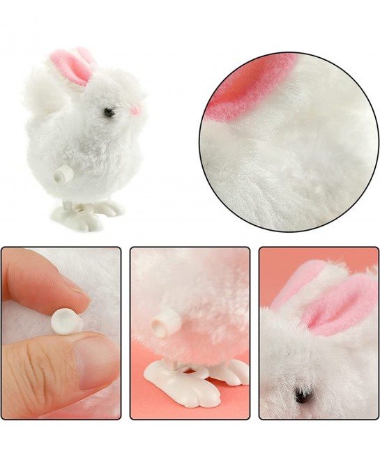 Easter Wind Up Toys 12PCS Wind-up Bunnies Jumping Bunny Toys for Boys and Girls Wind Up Easter Basket Stuffers $26.15 Spring ...