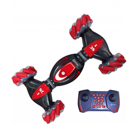 SC1 All Terrain Speed Crawler RC Stunt Car 4WD 2.4GHz Remote Control Car Gesture Sensor Toy Cars Double Sided Rotating Offroa...