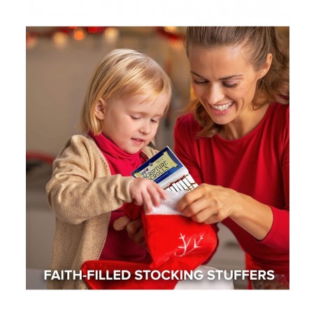 [Light of Jesus] Christmas Scripture Scrolls - Religious Stocking Stuffer Toys for Kids (12 Pack) $23.41 Kids' Stickers