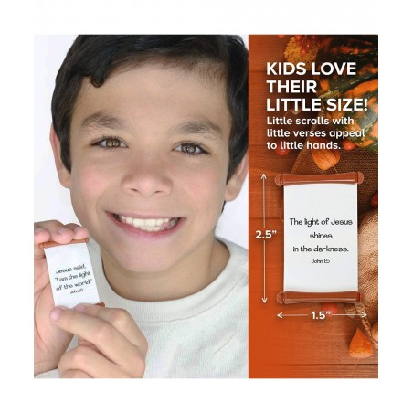 [Light of Jesus] Christmas Scripture Scrolls - Religious Stocking Stuffer Toys for Kids (12 Pack) $23.41 Kids' Stickers