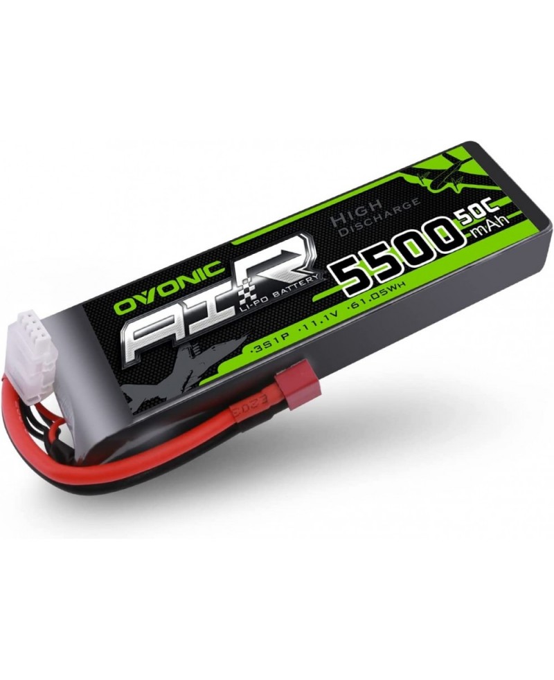 3s Lipo Battery 50C 5500mAh 11.1V Lipo Battery with Dean-Style T Connector for RC Airplane Helicopter Quadcopter RC Car Truck...