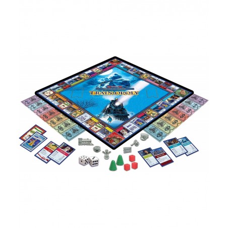 Opoly Board Games - The Polar Express Train Opoly - Officially Licensed Board Games for Adults Kids & Family $47.15 Board Games