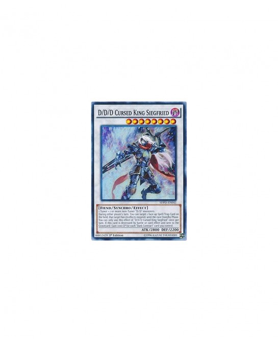 D/D/D Cursed King Siegfried - SDPD-EN042 - Super Rare - 1st Edition $10.94 3-D Puzzles
