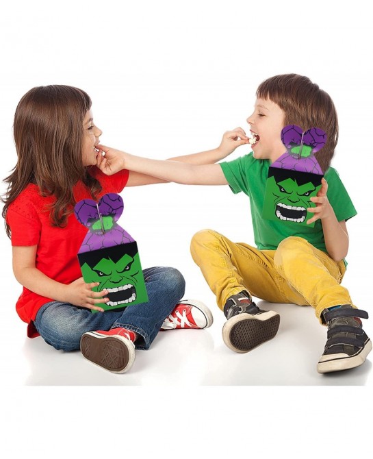 16Pcs Hulk Birthday Party Gift Boxes Kids Party Favors Give Aways Decoration for Superhero Hulk Themed Birthday Party Supplie...