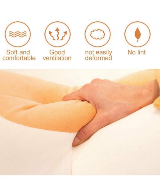 Cute Long Cat Plush Pillow 19.7 inch Soft Stuffed Kitten Pillow Doll Toy (Brown) $27.46 Kids' Plush Toy Pillows