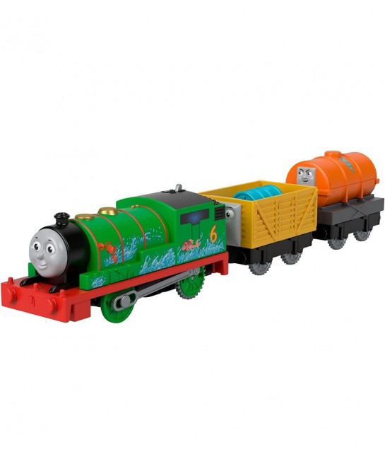 Percy and Troublesome Truck Battery-Powered Motorized Toy Train for Preschool Kids Ages 3 Years and up $27.01 Kids' Play Trai...