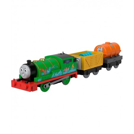 Percy and Troublesome Truck Battery-Powered Motorized Toy Train for Preschool Kids Ages 3 Years and up $27.01 Kids' Play Trai...