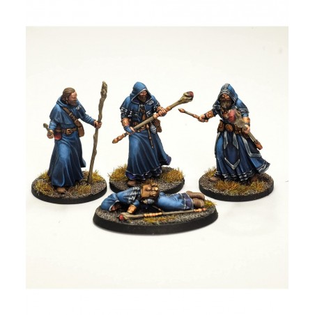 Grinning Gargoyle - Adventurer 4 Pack - 28mm Resin Tabletop Fantasy RPG Miniatures - Paintable Player Character Figures with ...