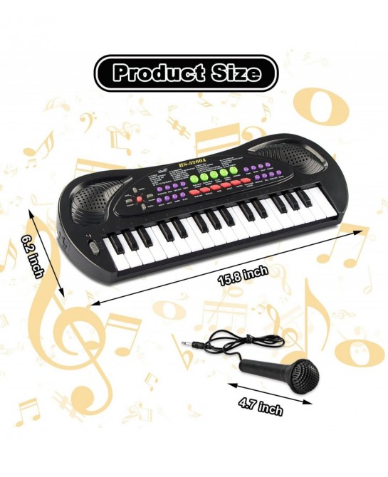 Kids Piano 32 Keys Multifunction Keyboard Piano for Kids - Children Early Learning Educational Music Piano Christmas Gifts To...
