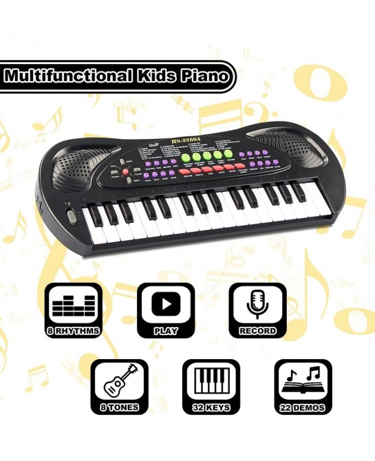 Kids Piano 32 Keys Multifunction Keyboard Piano for Kids - Children Early Learning Educational Music Piano Christmas Gifts To...