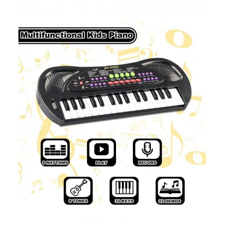 Kids Piano 32 Keys Multifunction Keyboard Piano for Kids - Children Early Learning Educational Music Piano Christmas Gifts To...