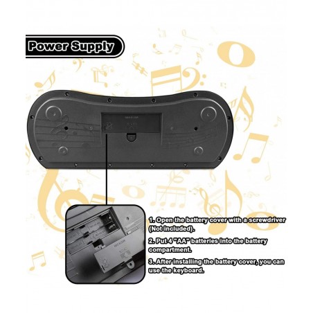 Kids Piano 32 Keys Multifunction Keyboard Piano for Kids - Children Early Learning Educational Music Piano Christmas Gifts To...