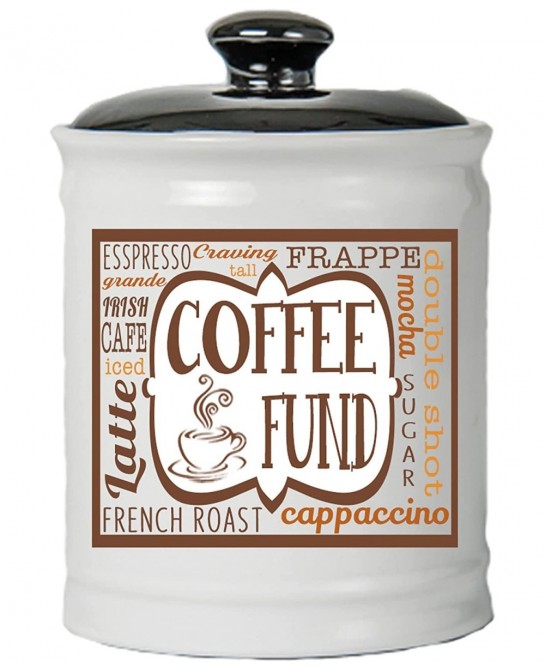 Coffee Fund Piggy Bank Candy Jar Coffee Money Jar Coffee Gifts $49.83 Kids' Money Banks