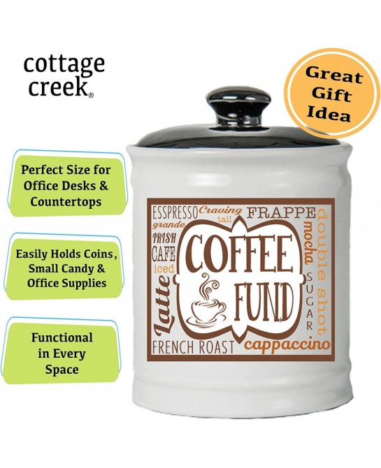 Coffee Fund Piggy Bank Candy Jar Coffee Money Jar Coffee Gifts $49.83 Kids' Money Banks