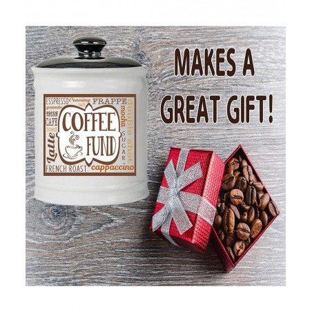 Coffee Fund Piggy Bank Candy Jar Coffee Money Jar Coffee Gifts $49.83 Kids' Money Banks