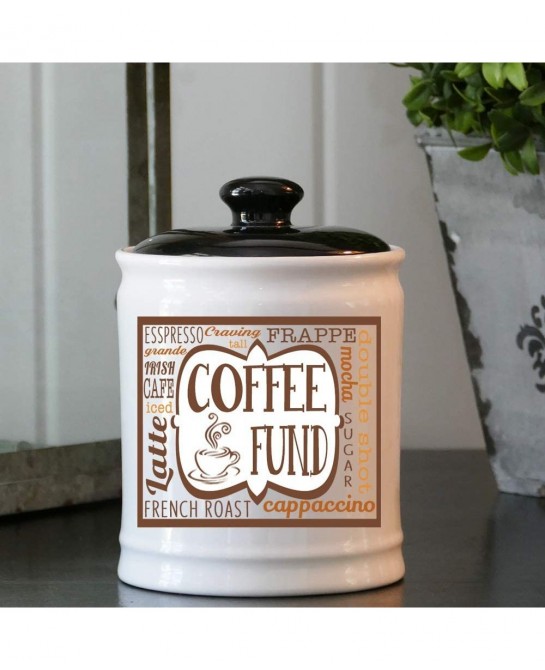 Coffee Fund Piggy Bank Candy Jar Coffee Money Jar Coffee Gifts $49.83 Kids' Money Banks