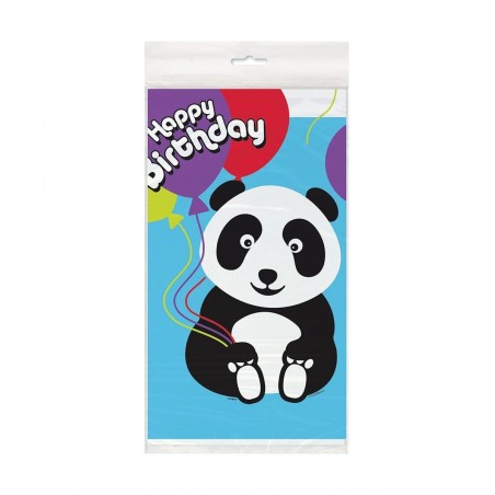 Panda Birthday Plastic Tablecloth 84" x 54 $16.55 Kids' Party Tablecovers