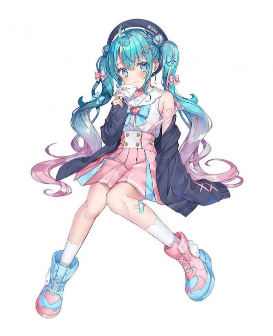 Furyu Hatsune Miku (Love Sailor Version) Noodle Stop PVC Figure Multicolor $48.54 Action Figures