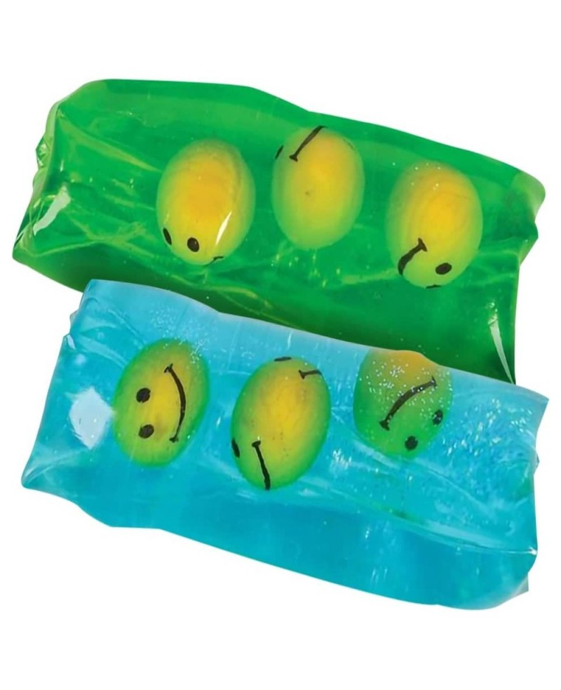 Smile Face Water Wigglers Set of 2 Fidget Toys for Kids with Smile Face Balls and Glitter Inside Stress Relief Toys for Boys ...