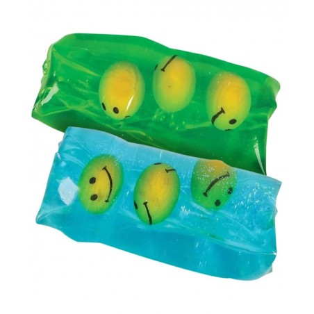 Smile Face Water Wigglers Set of 2 Fidget Toys for Kids with Smile Face Balls and Glitter Inside Stress Relief Toys for Boys ...