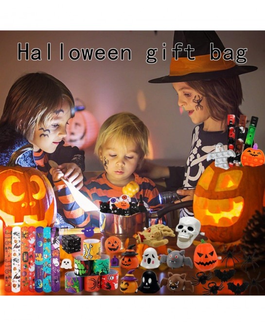Halloween Party Favors Toys for Kids Halloween Fidget Toys Packs Halloween Party Gift Goodie Bag Fillers Stuffers Treasure Bo...