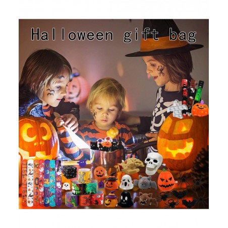 Halloween Party Favors Toys for Kids Halloween Fidget Toys Packs Halloween Party Gift Goodie Bag Fillers Stuffers Treasure Bo...