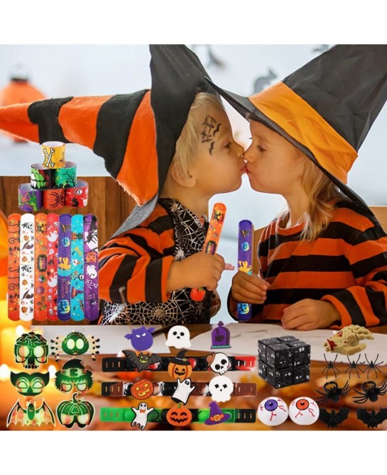 Halloween Party Favors Toys for Kids Halloween Fidget Toys Packs Halloween Party Gift Goodie Bag Fillers Stuffers Treasure Bo...